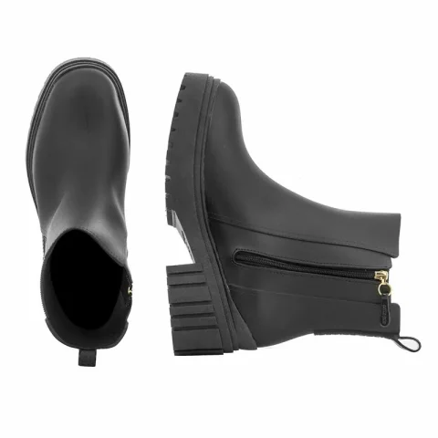 Дамски Гумени Боти PETITE JOLIE – PJ6156 J-LASTIC BLACK/BLACK/WHITE — снимка 5
