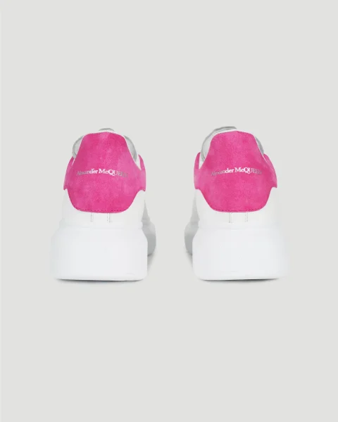Oversized Sneakers in White and Pink — снимка 3