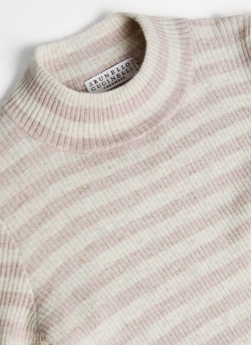 Раиран пуловер с кашмир Brunello Cucinelli Kids 10 — снимка 3