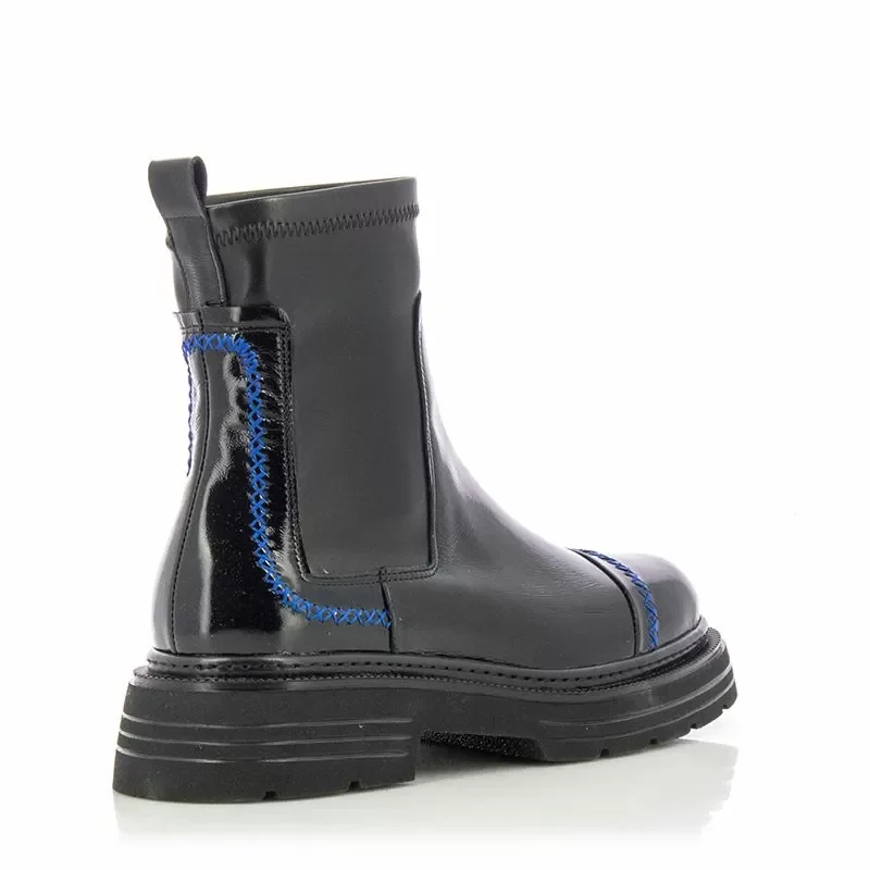 Дамски Равни Боти COCONUT – 040-583 BLACK — снимка 2