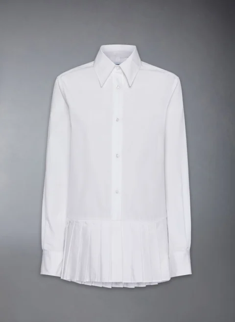 Риза с плисиран мотив Thom Browne — снимка 6