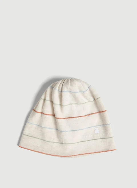 Шапка с раиран десен Brunello Cucinelli Kids