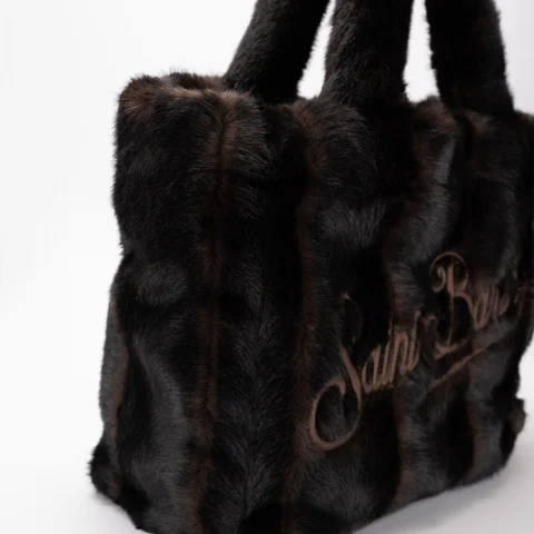 Дамска чанта Vanity Soft Fur SAINT BARTH — снимка 6