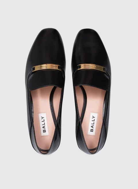Кожени мокасини 'Deco' Bally — снимка 5