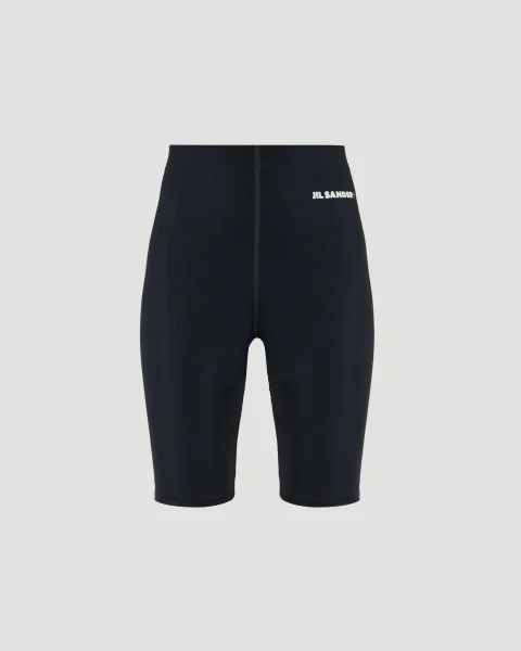 Short Leggings with Logo