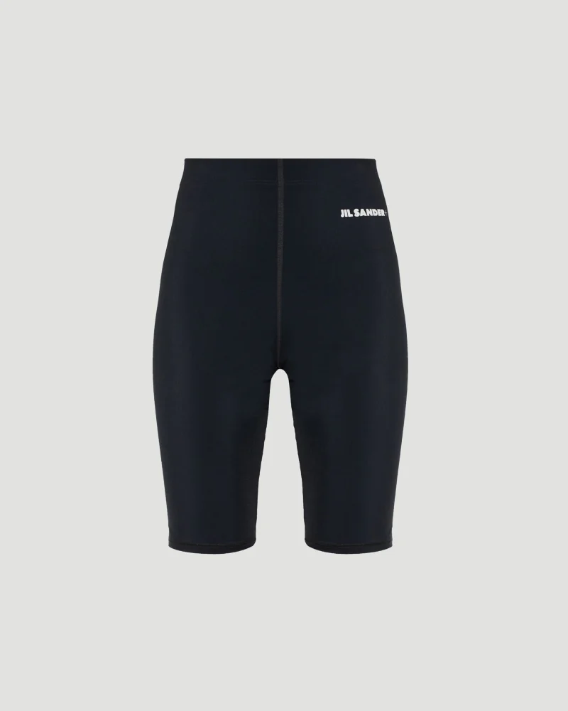 Short Leggings with Logo