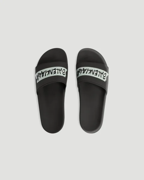 Pool Slide Sandal in Black/white — снимка 3