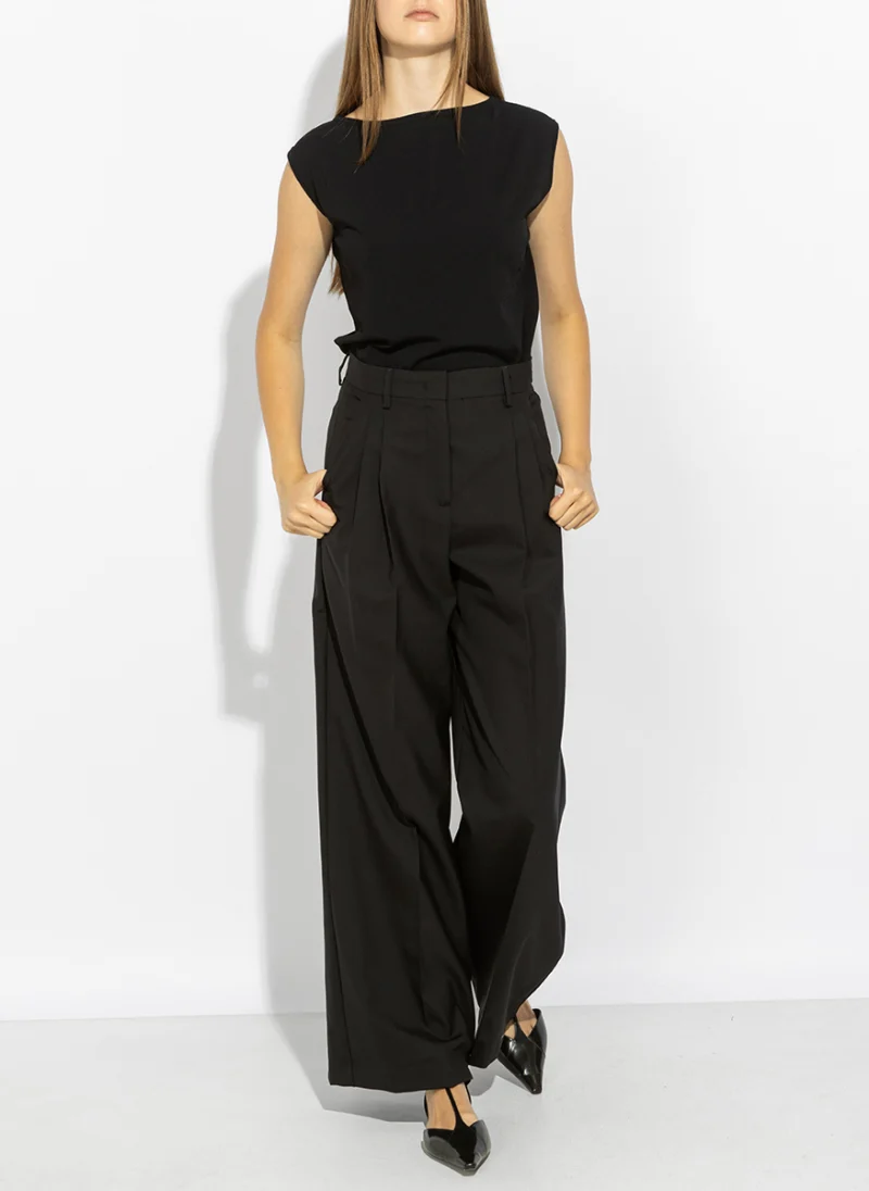 Панталон от фина вълна Weekend Max Mara Wkdovvio