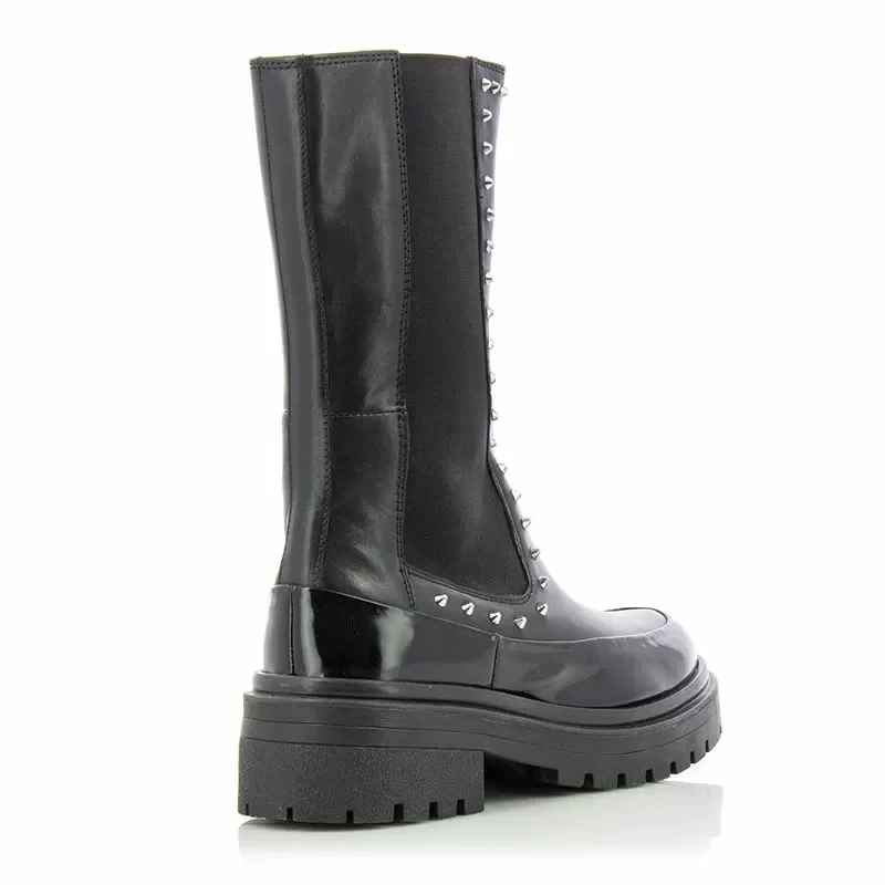 Дамски Кубинки APEPAZZA – F2COMBAT36/LEA CASSIDY-BLACK — снимка 2