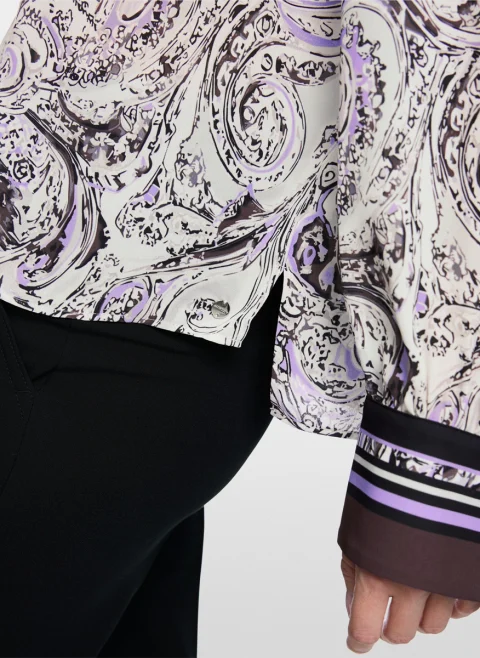 Блуза с панделка 'Ornamental' Marc Cain Collections — снимка 5