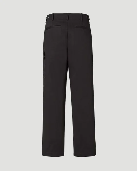 Black Gabardine Trousers — снимка 3