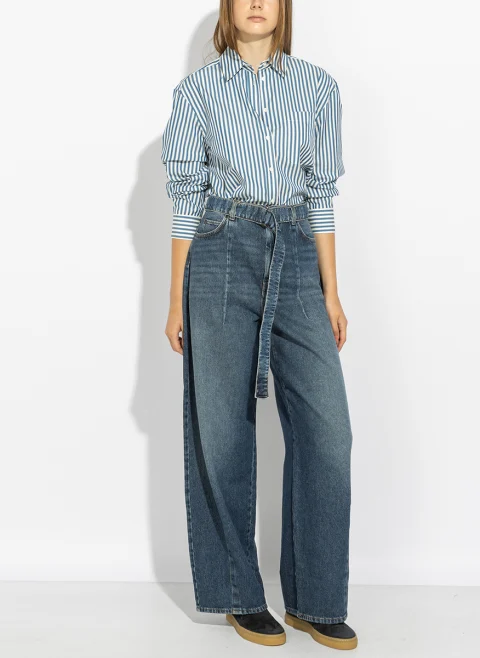 Деним 'Wide leg' Weekend Max Mara Wkdmadia — снимка 2