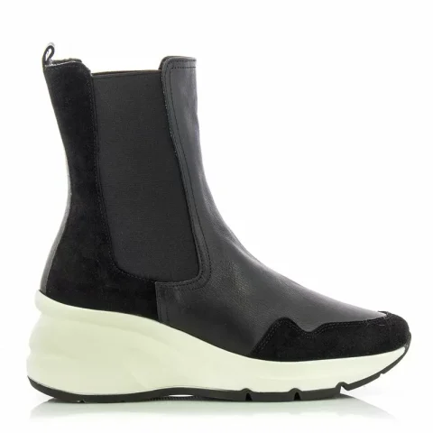Дамски Спортни Боти CARLO FABIANI – 16019301 BLACK SUEDE/BLACK LEATHER