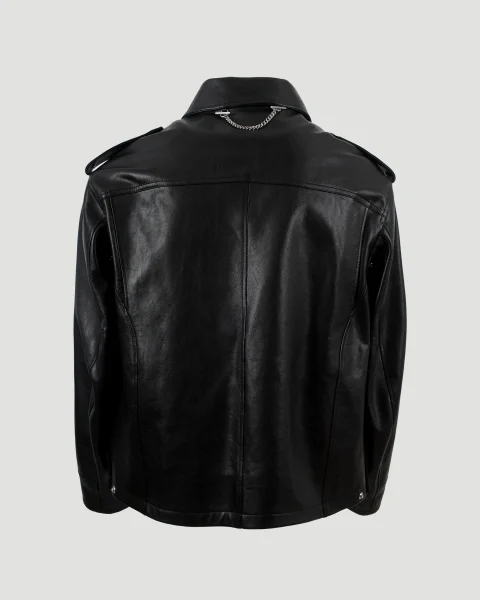 Black Leather Jacket — снимка 2