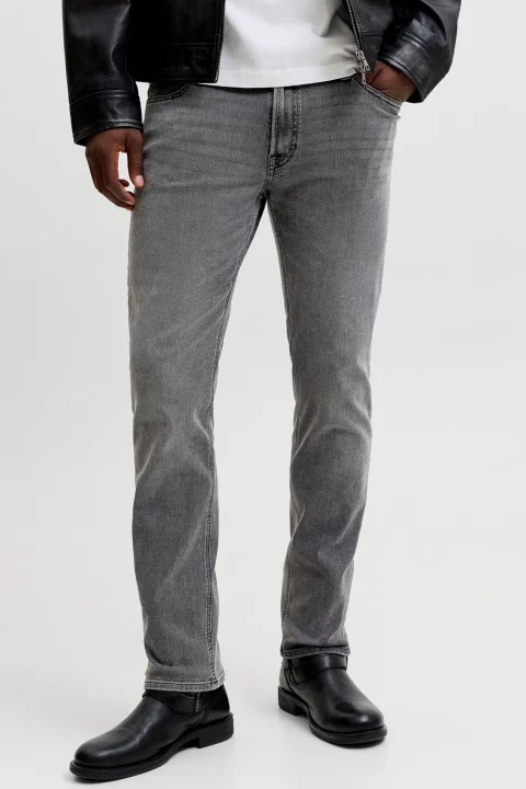 Jeans Jjiclark Jjbasic Ha 224 12300751 BS000031 black denim — снимка 2