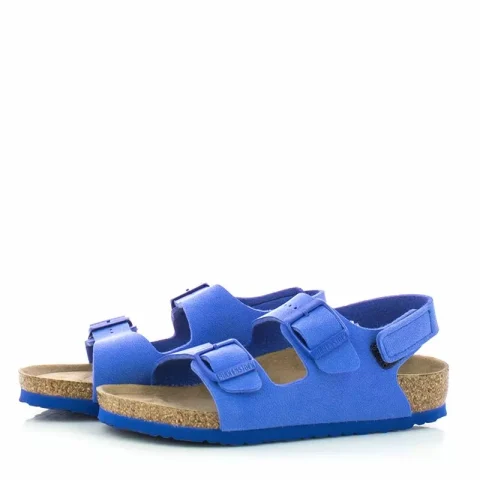 Сандали Момичета BIRKENSTOCK – 1023510 MILANO BLUE — снимка 3