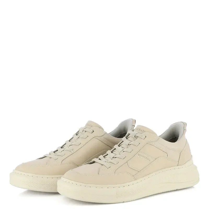 Мъжки Сникърс DEMOCRATA – 653101-005 PACE FACIL CREAM — снимка 3