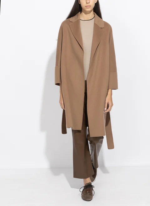Палто от двойно тъкана вълна S' Max Mara Arona — снимка 5