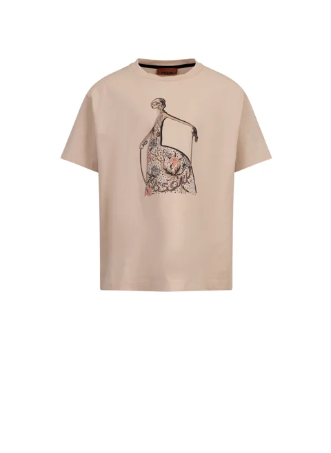 Тишърт с принт Missoni Kids