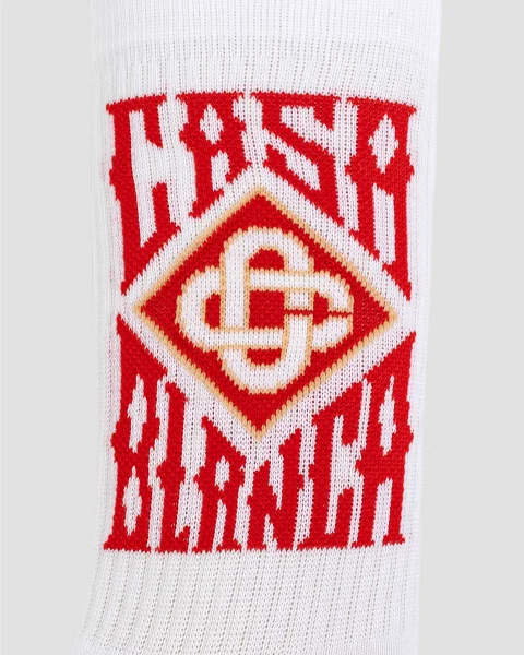 White Socks with Logo — снимка 2