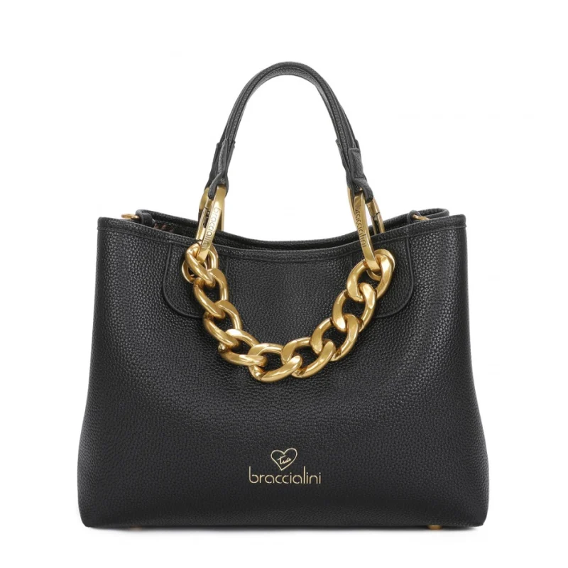 Дамска черна чанта Beth Jewels Braccialini