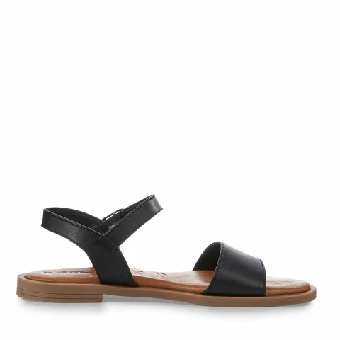 Дамски Равни Сандали TAMARIS – 1-28160-42-001 BLACK — снимка 2