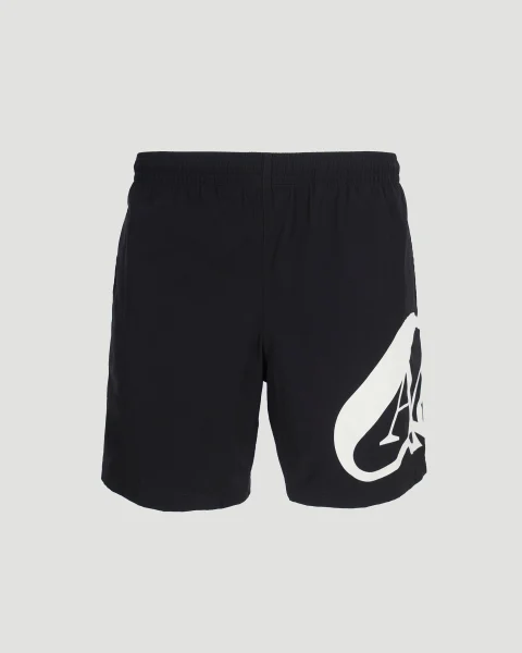 Black and White Swim Shorts