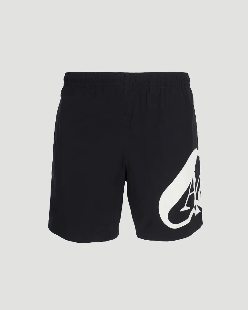 Black and White Swim Shorts