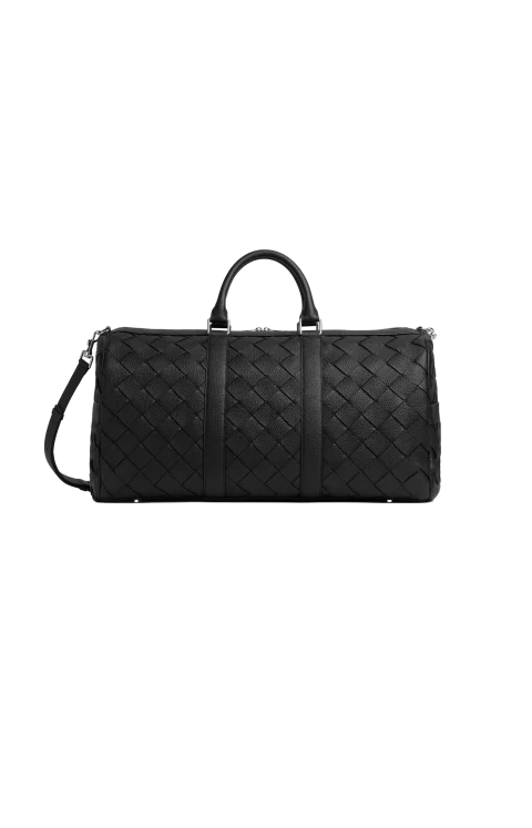 Intrecciato Cabin Duffle in Black