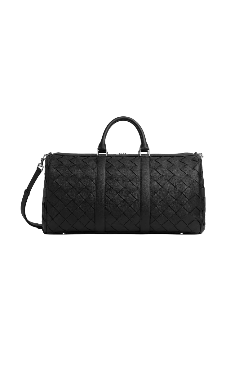 Intrecciato Cabin Duffle in Black