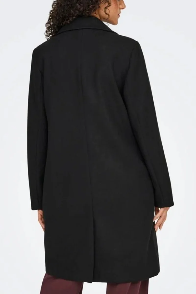 Палто Onladina Long 15349217 C-N10 black — снимка 2
