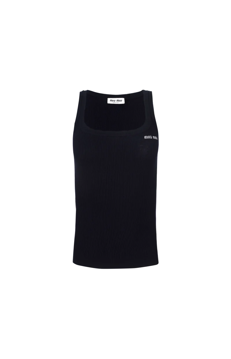 Cotton Knit Tank Top