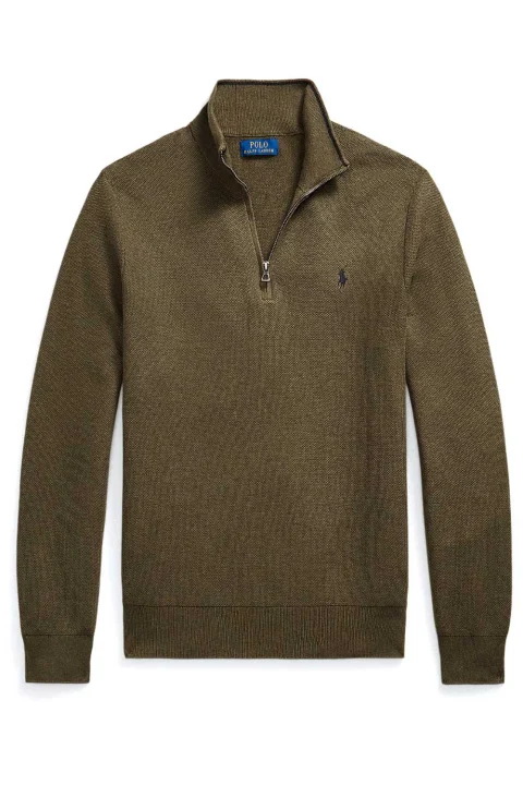 Плетено 32/2 Cotton-Half Zip 710B18060010 300 green