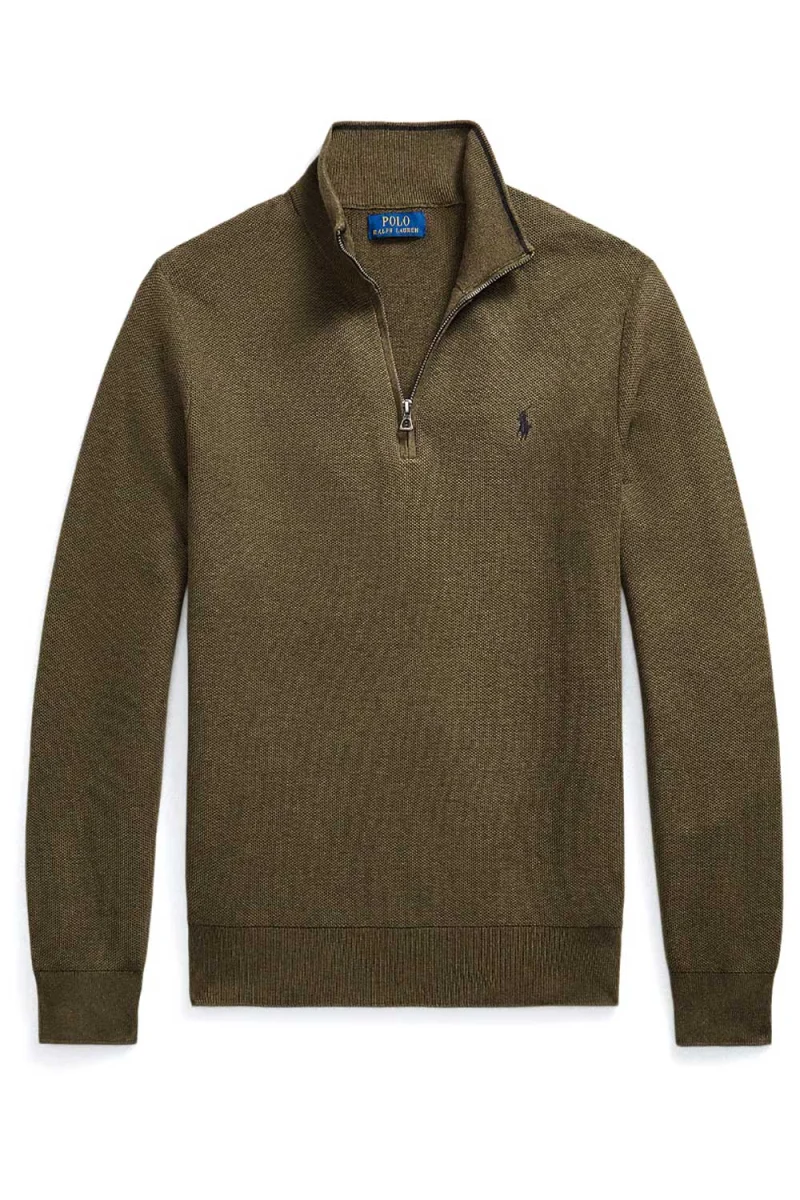 Плетено 32/2 Cotton-Half Zip 710B18060010 300 green