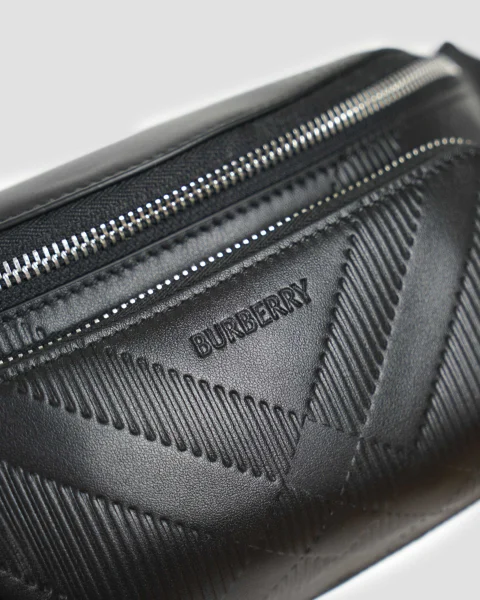 Belt Bag in Black Leather — снимка 4