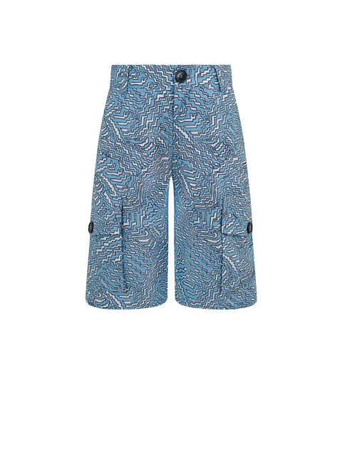 Къс панталон с принт Missoni Kids