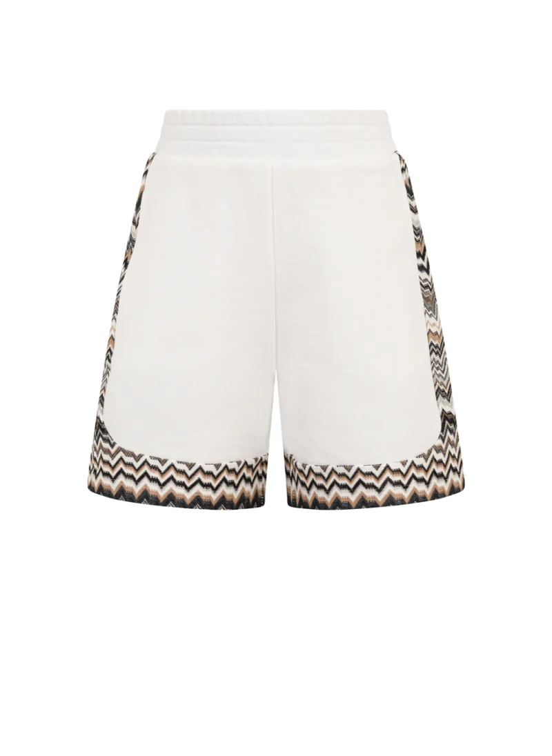 Къс панталон с принт 'Zig-Zag' Missoni Kids
