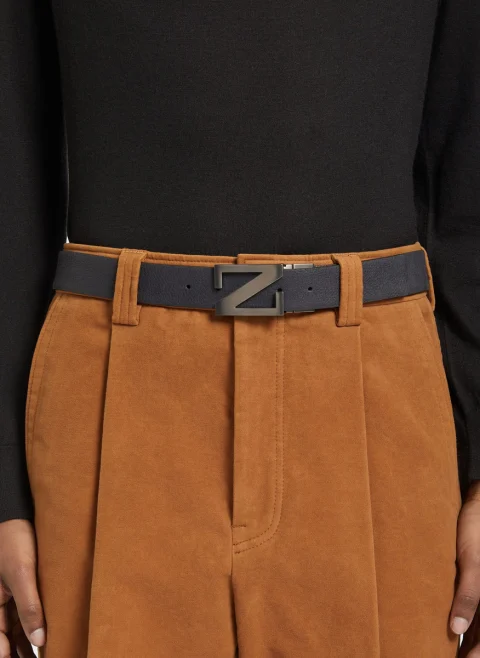 Двулицев колан Zegna — снимка 3