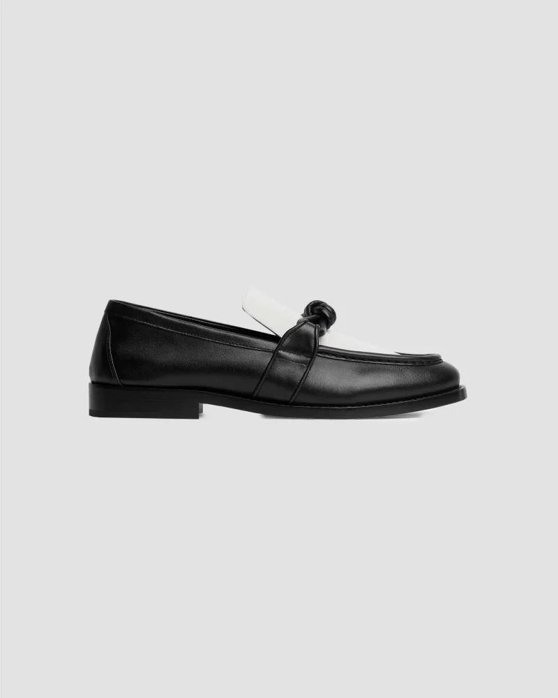 Astaire Loafers in Black and White