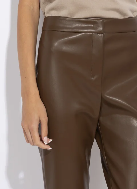 Панталон с кожен ефект 'S Max Mara Smmsublime — снимка 5