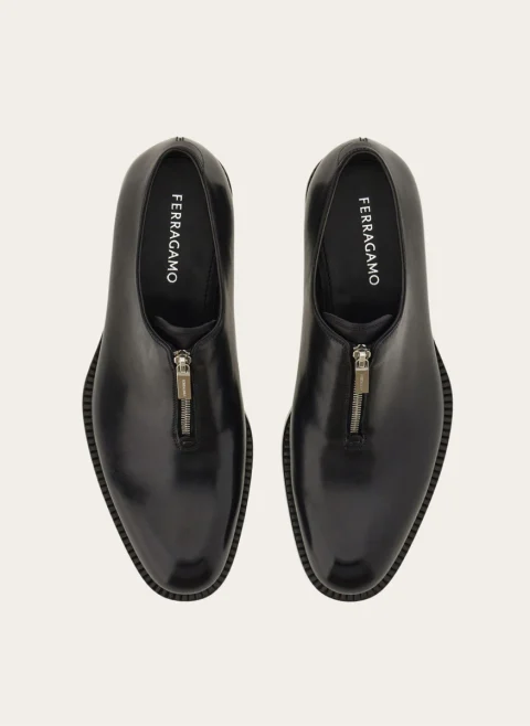 Класически обувки `Derby` Ferragamo — снимка 3