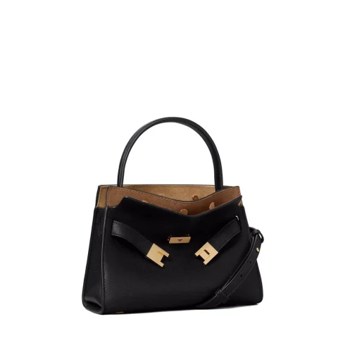 Дамска черна чанта Lee Radziwill TORY BURCH — снимка 8