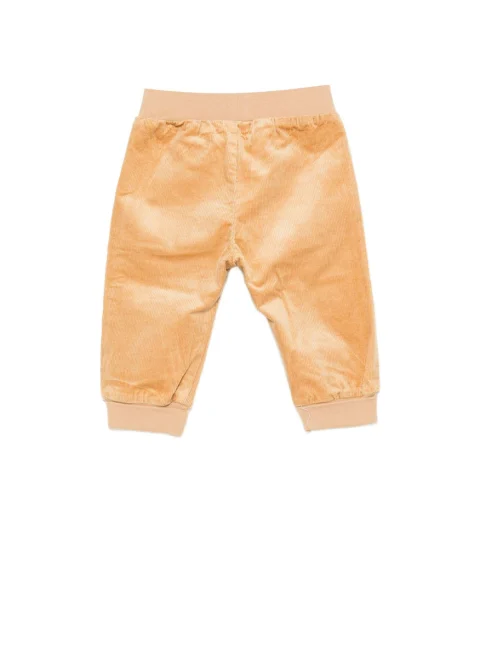 Панталон от рипсено кадифе Moschino Kids — снимка 2