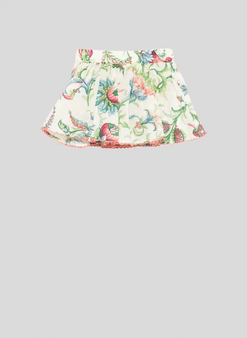 Пола с флорален принт Etro Kids