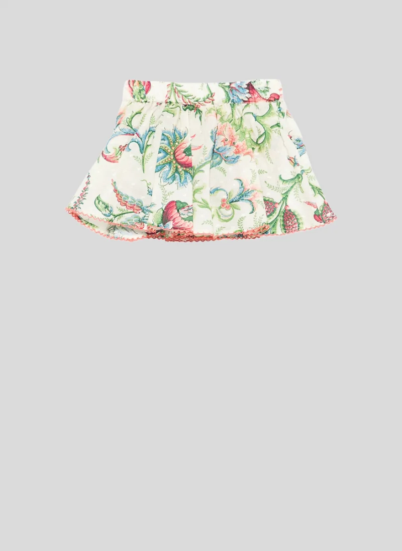 Пола с флорален принт Etro Kids