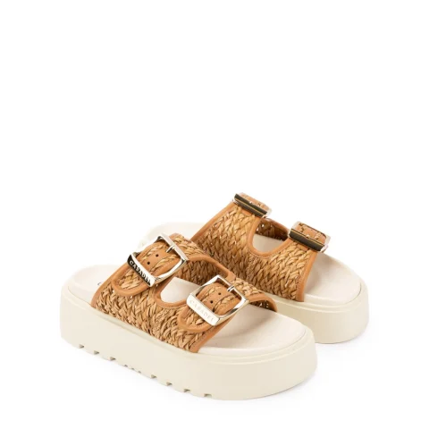 Дамски чехли с платформа Birky Suncity Casadei — снимка 5
