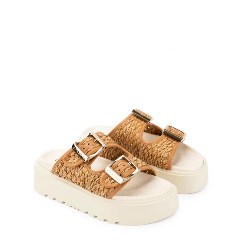 Дамски чехли с платформа Birky Suncity Casadei — снимка 5