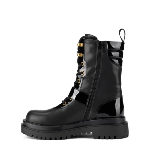 Дамски черни боти VERSACE JEANS — снимка 8
