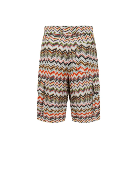 Къс панталон с принт 'Zig-Zag' Missoni Kids — снимка 2