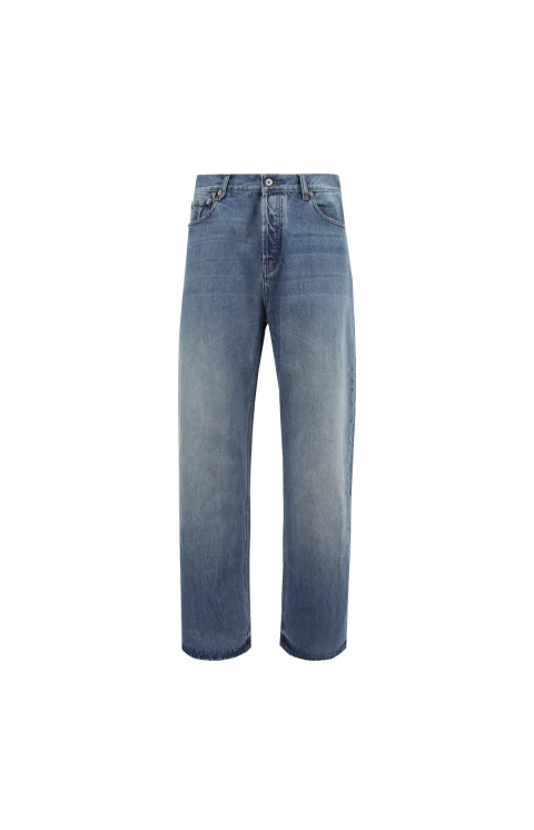 De-Nîmes Straight Denim Pants